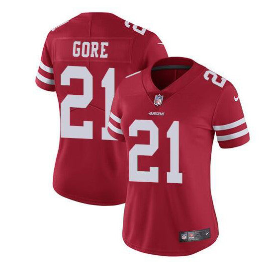 Frank Gore San Francisco 49ers red jersey