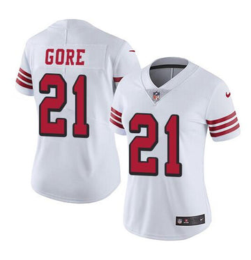 Frank Gore San Francisco 49ers white jersey
