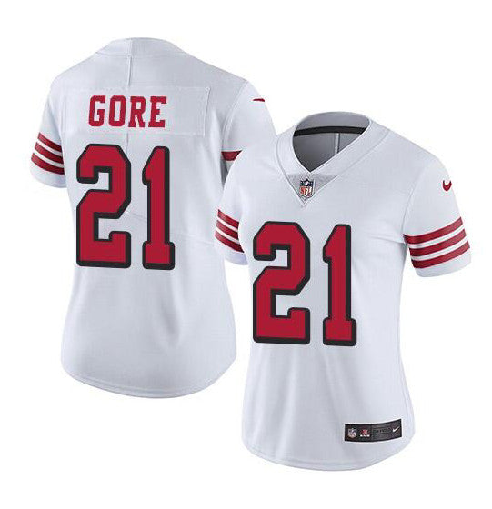 Frank Gore San Francisco 49ers white jersey