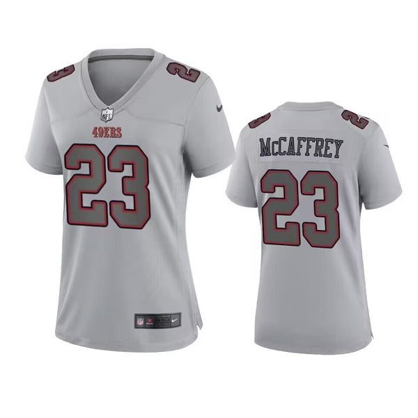 Christian McCaffrey San Francisco 49ers gray Game jersey