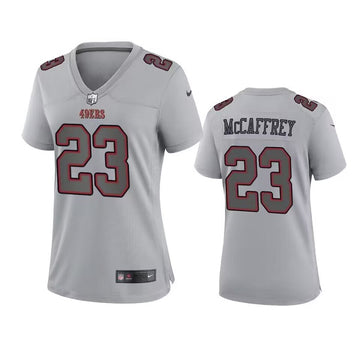 Christian McCaffrey San Francisco 49ers gray Game jersey