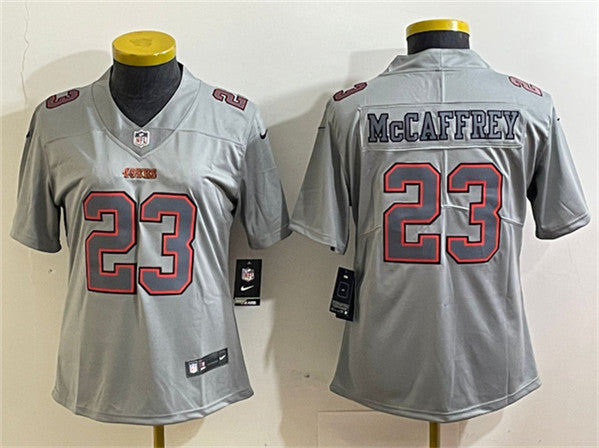 Christian McCaffrey San Francisco 49ers gray Fashion jersey