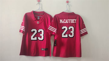 Christian McCaffrey San Francisco 49ers red Alternate jersey