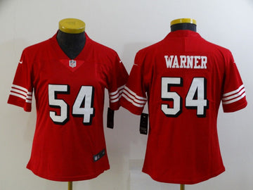 Fred Warner San Francisco 49ers red jersey