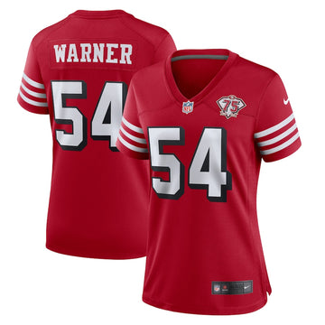 Fred Warner San Francisco 49ers scarlet Game jersey