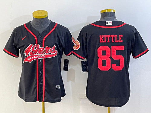 George Kittle San Francisco 49ers black jersey