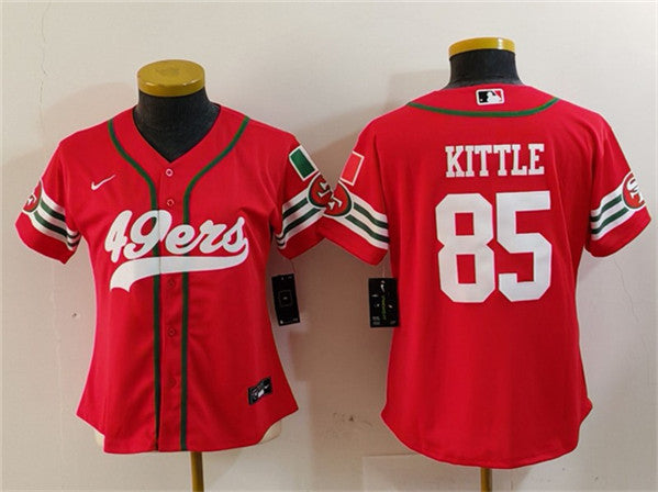 George Kittle San Francisco 49ers red jersey