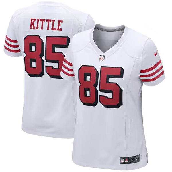 George Kittle San Francisco 49ers white Game jersey