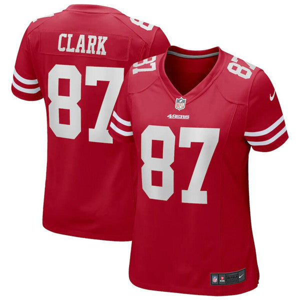 Dwight Clark San Francisco 49ers red jersey