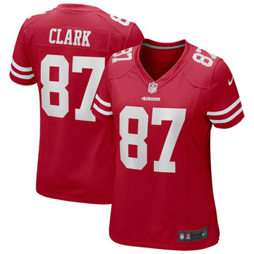 Dwight Clark San Francisco 49ers red jersey