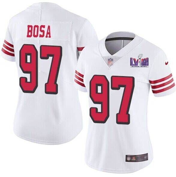 Nick Bosa New San Francisco 49ers white jersey