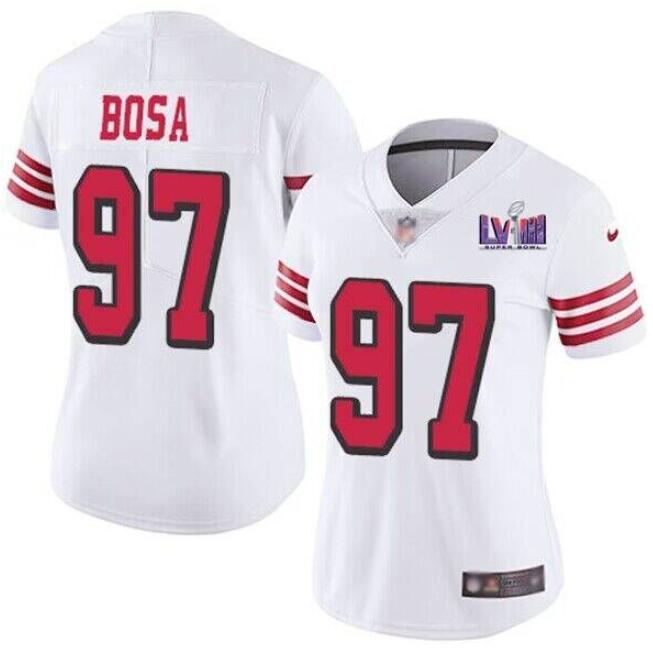 Custom San Francisco 49ers white jersey