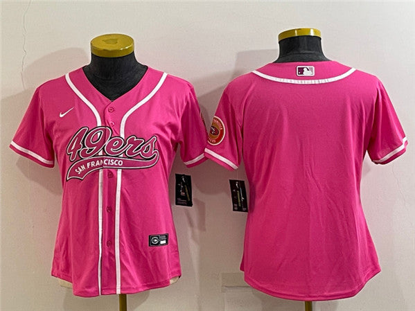 Custom San Francisco 49ers pink jersey