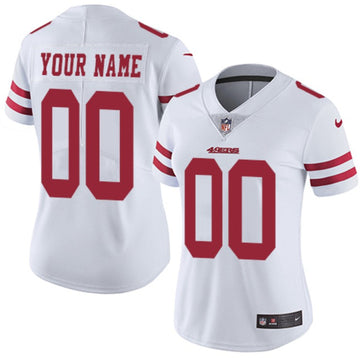 Custom San Francisco 49ers white jersey