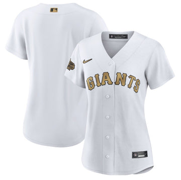 Custom San Francisco Giants white All-Star jersey