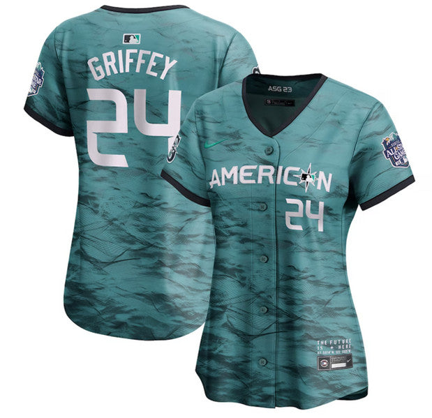 Ken Griffey Jr Seattle Mariners teal All-Star jersey