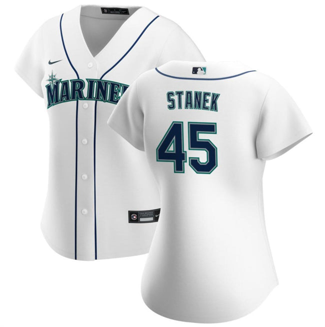 Ryne Stanek Seattle Mariners white jersey