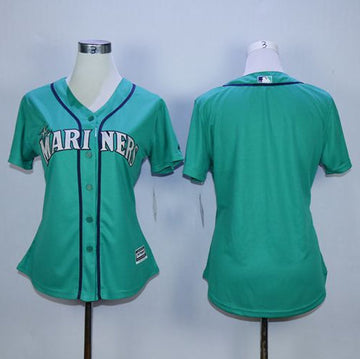 Custom Seattle Mariners aqua jersey