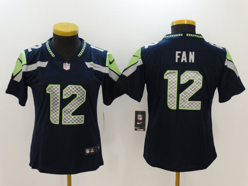 Fan Seattle Seahawks blue jersey