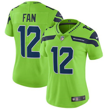 Fan Seattle Seahawks green jersey