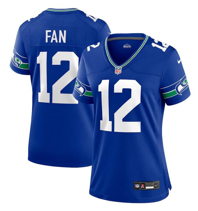 Seattle Seahawks royal Game jersey