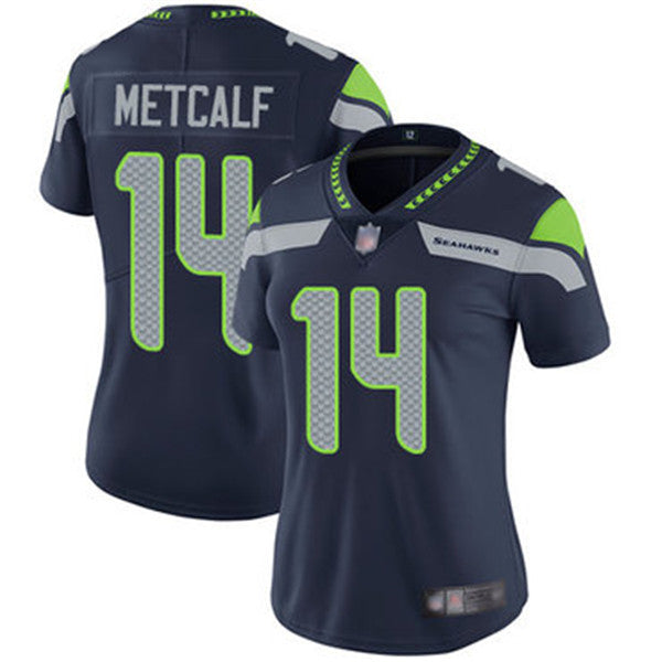 DK Metcalf Seattle Seahawks navy jersey