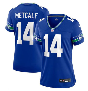 DK Metcalf Seattle Seahawks royal Game jersey