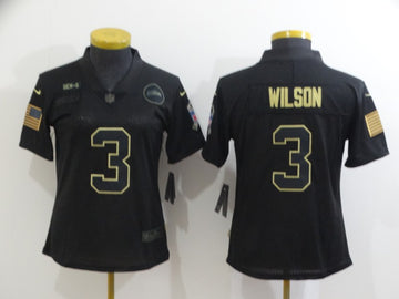 Russell Wilson Seattle Seahawks black Salute To Service jersey