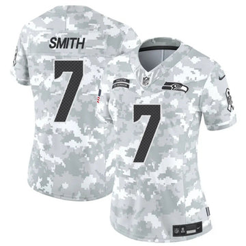 Geno Smith Arctic Seattle Seahawks camo Salute To Service jersey