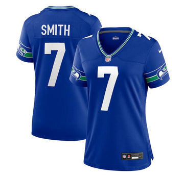 Geno Smith Seattle Seahawks royal Game jersey