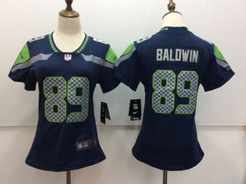 Doug Baldwin Seattle Seahawks blue jersey