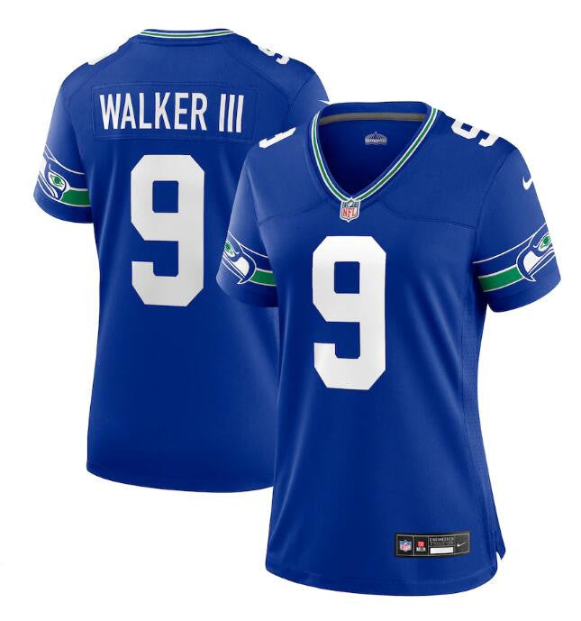 Kenneth Walker III Seattle Seahawks royal Game jersey
