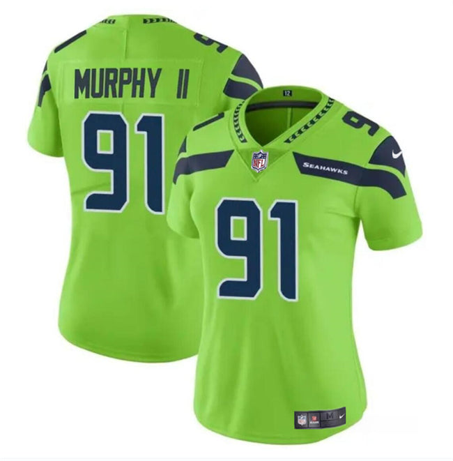 Byron Murphy II Seattle Seahawks green jersey