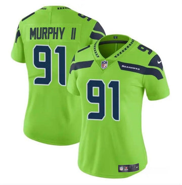 Byron Murphy II Seattle Seahawks green jersey