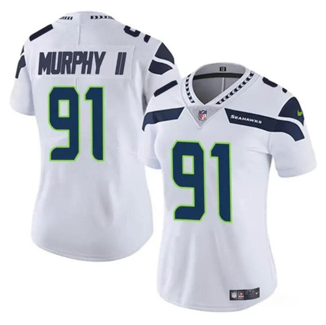 Byron Murphy II Seattle Seahawks white jersey