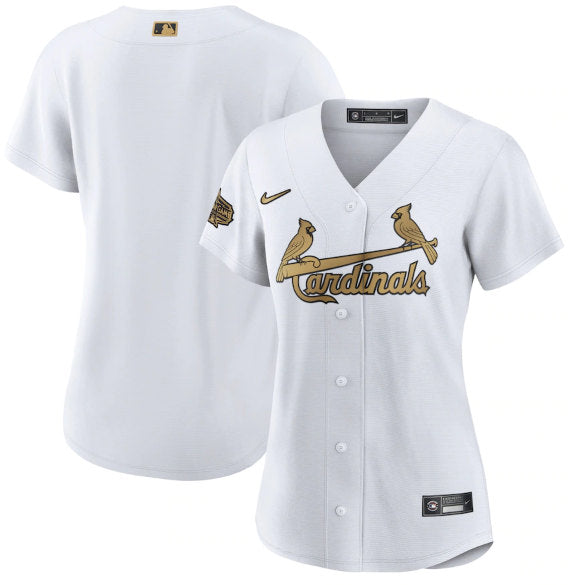 Custom St. Louis Cardinals white All-Star jersey