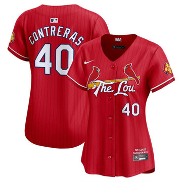 Custom St. Louis Cardinals red City Connect jersey