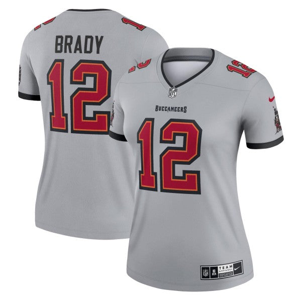 Tom Brady Tampa Bay Buccaneers gray jersey