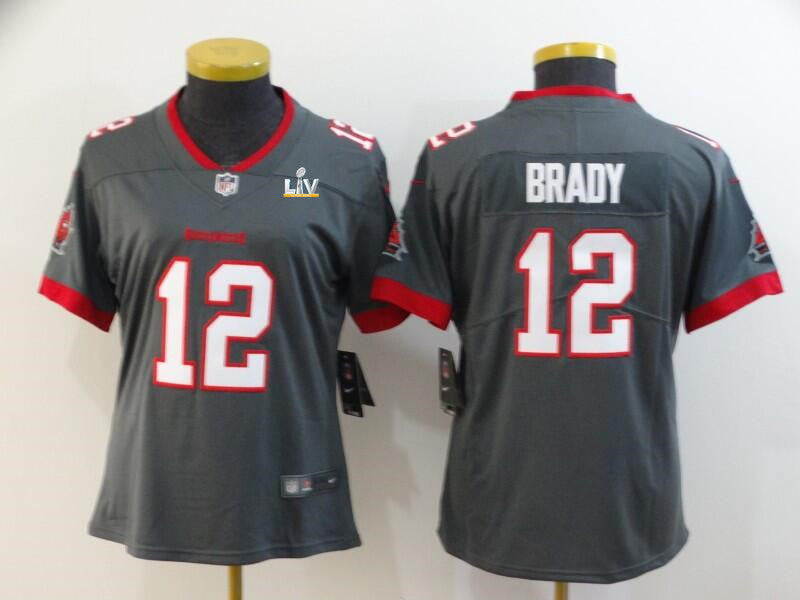 Tom Brady Tampa Bay Buccaneers grey jersey