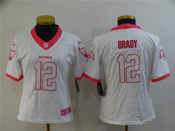 Tom Brady Tampa Bay Buccaneers white jersey