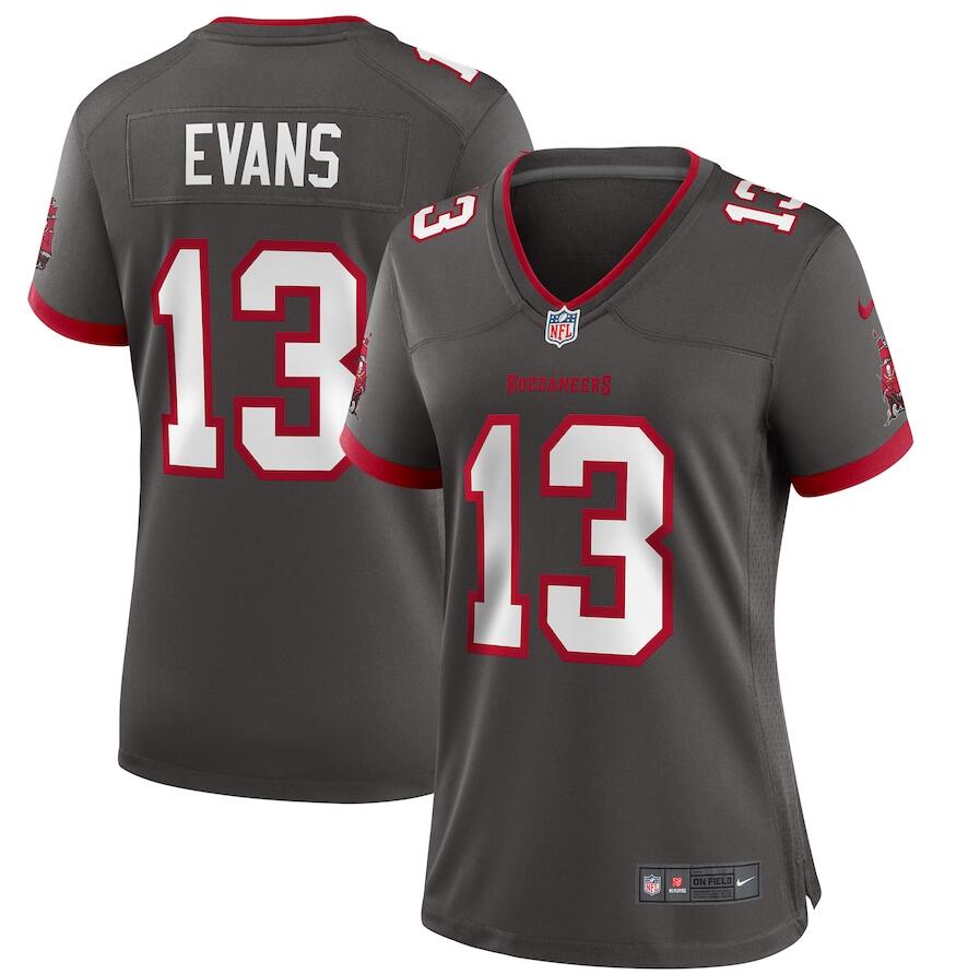 Mike Evans Tampa Bay Buccaneers gray jersey