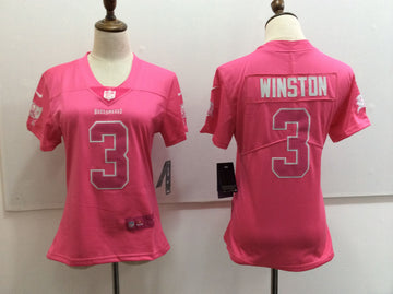 Jameis Winston Tampa Bay Buccaneers pink Fashion jersey
