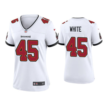 Devin White Tampa Bay Buccaneers white jersey