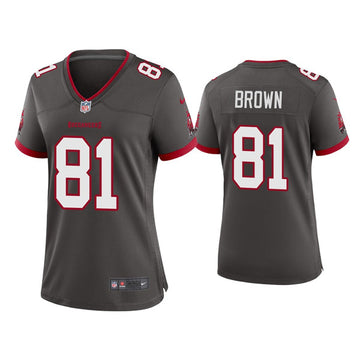 Antonio Brown Tampa Bay Buccaneers gray jersey