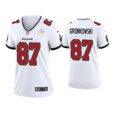Rob Gronkowski Tampa Bay Buccaneers white jersey
