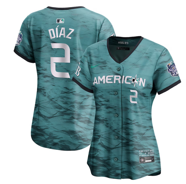 Yandy Diaz Tampa Bay Rays teal All-Star jersey