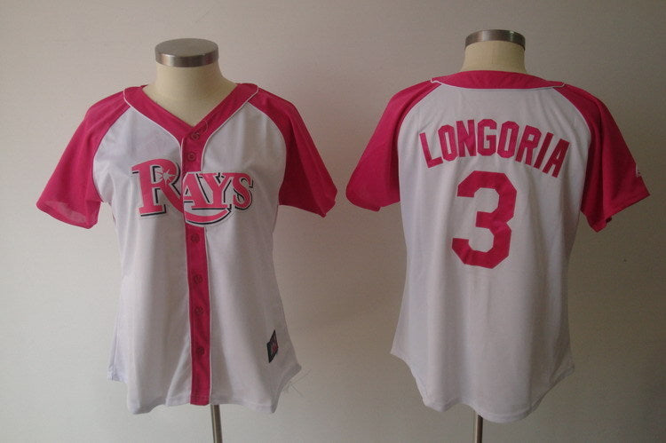 Evan Longoria Tampa Bay Rays pink Fashion jersey