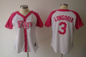 Evan Longoria Tampa Bay Rays pink Fashion jersey