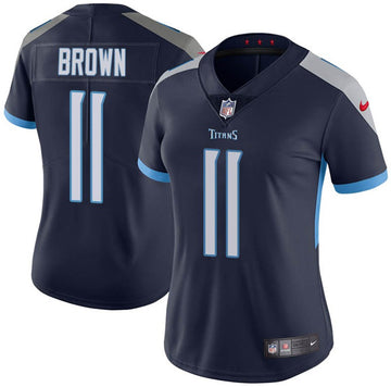 AJ Brown Tennessee Titans navy jersey