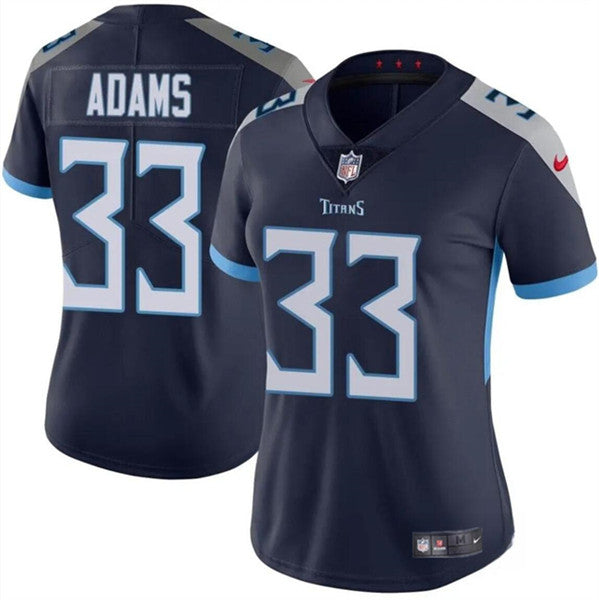 Jamel Adams Tennessee Titans navy Game jersey